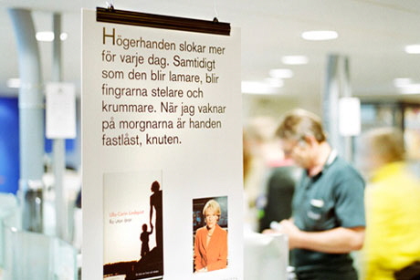 In-store communication for bookshop