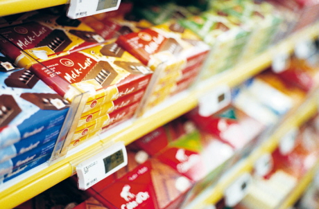 Merchandising solution for confectionary